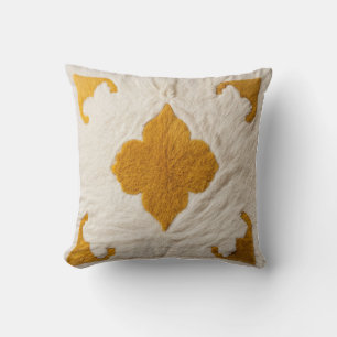 Saffron Splendour" Persian Yellow Kilim Pillows