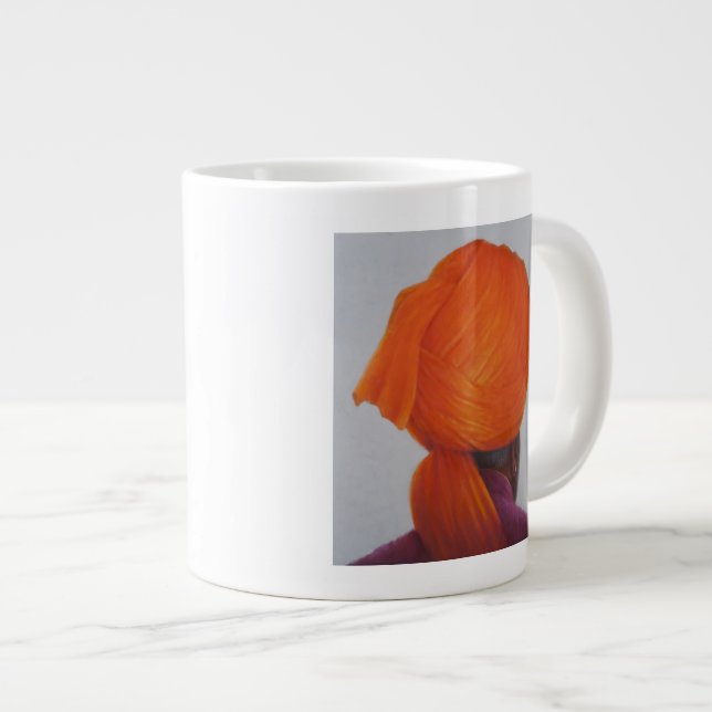 Saffron Turban 2014 Large Coffee Mug (Front Right)