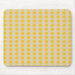 Safron Spice Moods Dots Mouse Pad