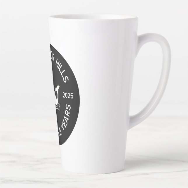 SAG HARBOR HILLS 75TH LATTE MUG (Right)