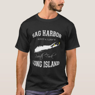 Sag Harbor Long Island New York Varsity Letter Sty T-Shirt
