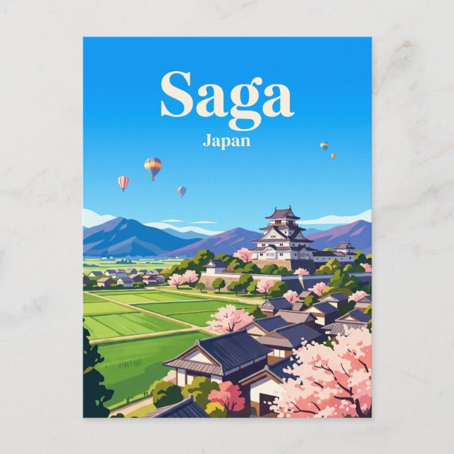 Saga Japan Postcard (Front)