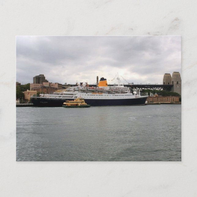 Saga Rose Cruise Ship Postcard (Front)
