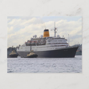 Saga Ruby cruise ship Postcard