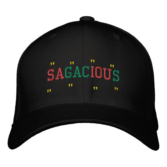SAGACIOUS EMBROIDERED HAT (Front)