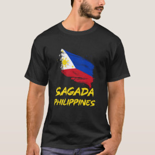 Sagada Philippines PR Filipino Heritage Flag T-Shirt