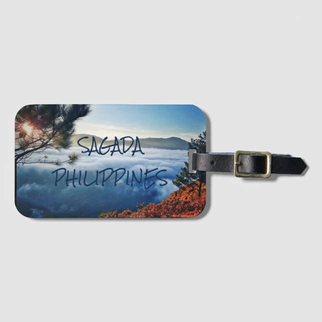 Sagada Philippines Travel Luggage Tag (Front Horizontal)