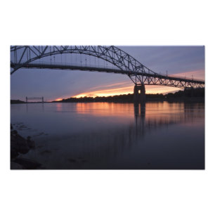 Sagamor Bridge over Cape Cod canal, 2 Photo Print