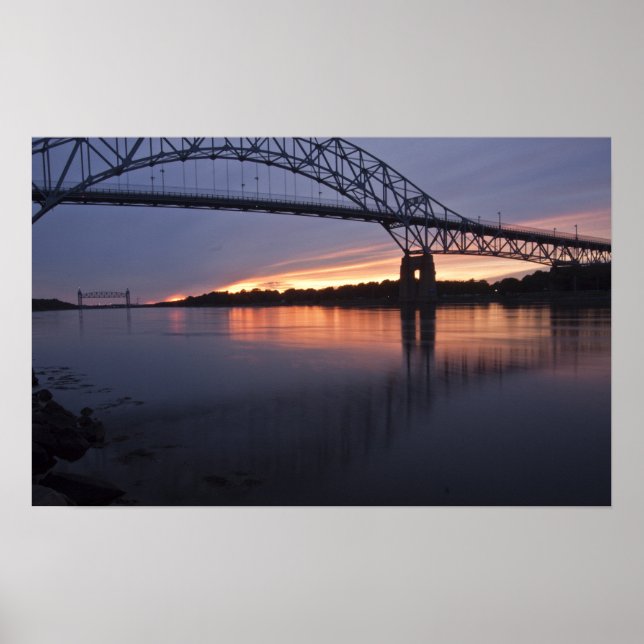 Sagamor Bridge over Cape Cod canal, 2 Poster (Front)
