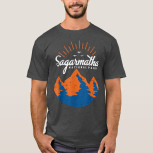 Sagarmatha Everest National Park Nepal Tibet Snow  T-Shirt