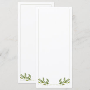 SAGE 4x9 Flat Card / Vertical