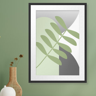 Sage and Grey Botanical unframed Poster