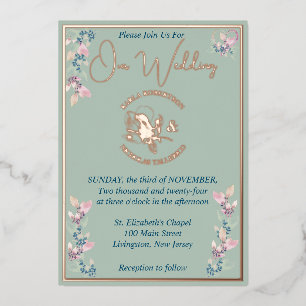 Sage and Pink Floral Wedding