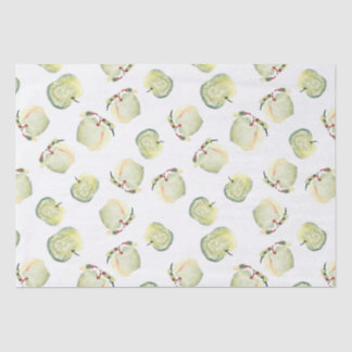Sage Apple Picking | Fruits and florals Tissue Pap Paper