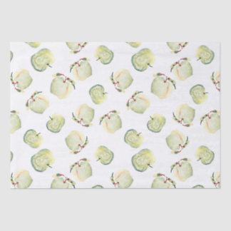 Sage Apple Picking | Fruits and florals Tissue Pap Tissue Paper