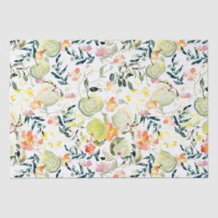 Sage Apple Picking   Fruits and florals Tissue Paper