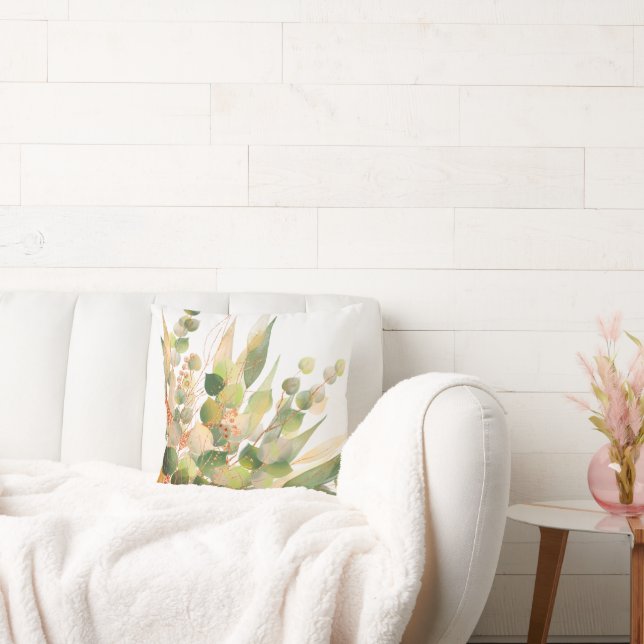 SAGE APRICOT BOTANICAL PILLOW  (Couch)
