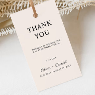 Sage Boho Wedding Favour Tag Template,