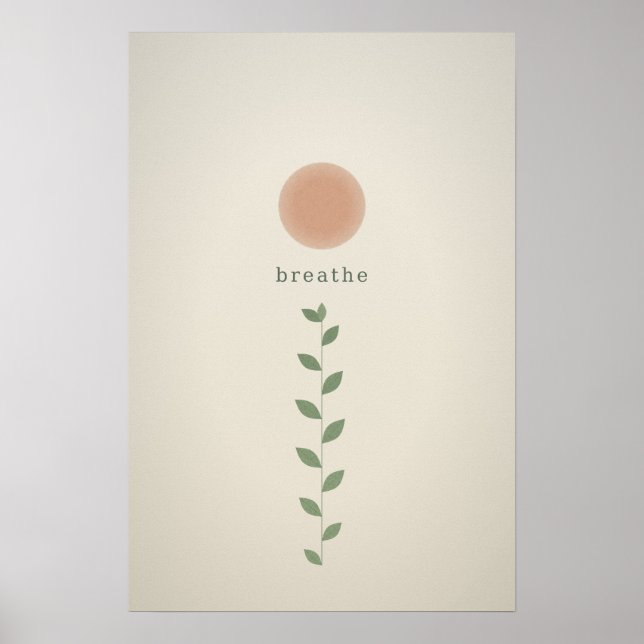 Sage Botanical Therapy Office Wall Art (Front)