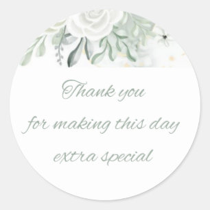 Sage Bridal Shower - Thank You Sticker