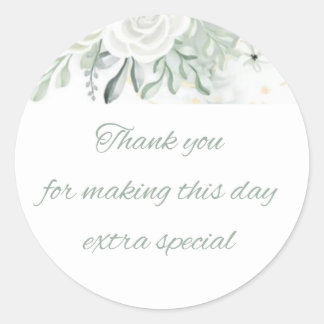 Sage Bridal Shower - Thank You Sticker