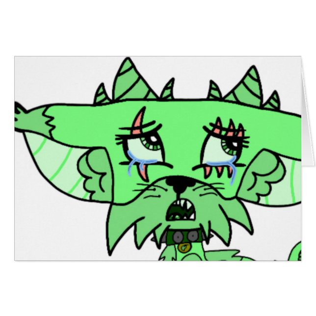 Sage Character Note Card - Blank (Front Horizontal)