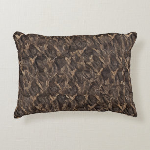 sage chestnut seal brown black bean decorative cushion