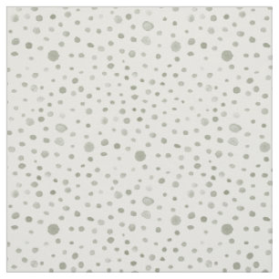 Sage Confetti Watercolor Dots Fabric