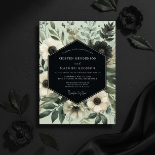Sage Ethereal Botanical Wedding Invitation