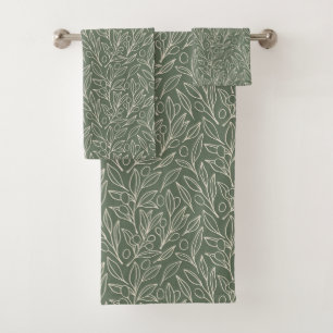 Sage Garden Bath Towel Set