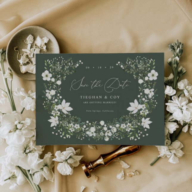 Sage Garden Save The Date Wedding Announcement (Creator Uploaded)