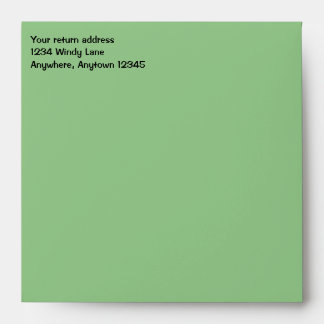 Sage Green 5.25" envelope