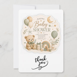 Sage Green and Aesthetic Invitation