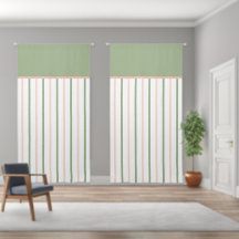 Sage Green and Blush Vertical Stripes