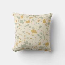 Sage Green and Gold Modern Terrazzo
