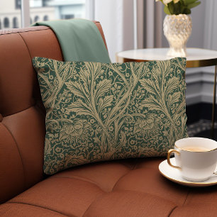 Sage Green Arcadia William Morris Hawthorn Lumbar Cushion