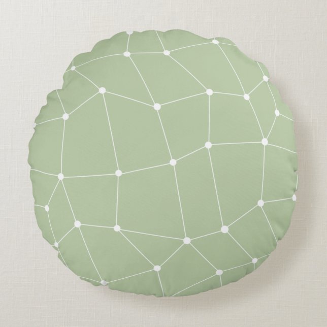 Sage Green Art Design  Pillow Case (Front)