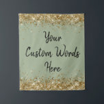 Sage Green Backdrop Birthday Party Photo Booth Tapestry<br><div class="desc">personalised back drop for him,  her custom twinkle 15th 18th,  glitter anniversary sweet 16 16th,  personalised 30th 21st 25th 35th,  bridal shower hen do night,  boy son man husband daughter,  girl wife prop bachelorette sparkle,  quinceanera 40th 50th 60th 70th,  bride sparkly vow renewal graduation,  high school college graduate gold</div>