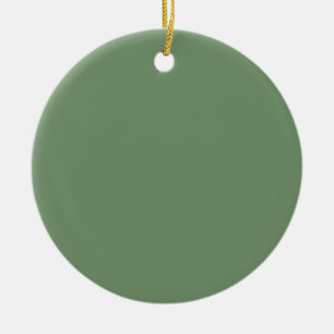 Sage Green Background on an Ornament