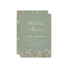 Sage Green Boho Wildflower Bridal Shower 