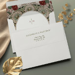 Sage Green Bougainvillea Art Nouveau Vintage Mucha Envelope<br><div class="desc">Wrap your wedding invitation in an envelope as elegant as its message. Our Bougainvillea Art Nouveau Wedding Envelopes are a perfect harmony of tradition and aesthetics, inspired by the unrivaled work of Alphonse Mucha. Mucha, a legendary Czech artist, became synonymous with the Art Nouveau movement in the early 20th century....</div>