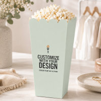 Sage Green Boutique Personalised Popcorn