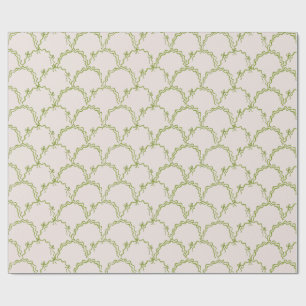 Sage Green Bow Wrapping Paper