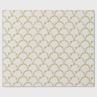 Sage Green Bow Wrapping Paper 