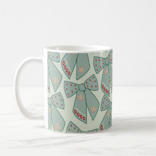 Sage Green Bows Coffee Mug