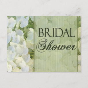 Sage green bridal shower invitations
