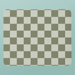 Sage Green Chequerboard Mouse Pad<br><div class="desc">Sage Green Chequerboard</div>