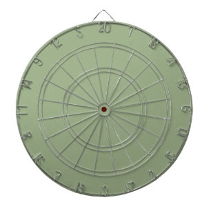 Sage green colour dart board
