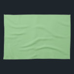 Sage Green Create Your Own Blank Template Elegant Tea Towel<br><div class="desc">Create Your Own Custom Upload Add Your Monogram Initial Photo or Logo Text Name Elegant Modern Cute Kitchen & Dining / Table & Kitchen Linens/ Blank Template Sage Green Solid Colour Kitchen Towel.</div>