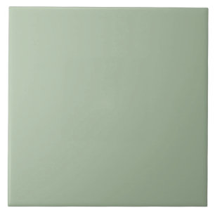 Sage Green Custom Branded Ceramic Tile